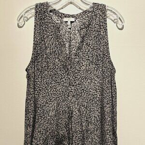 Joie Sleeveless Silk Fifi Feather Blouse MEDIUM